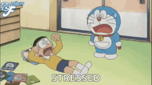 Doraemon Nobita GIF - Doraemon Nobita Stressed GIFs