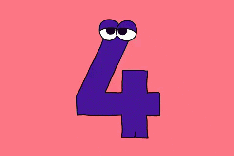 Number 4 GIF - Four - Discover & Share GIFs