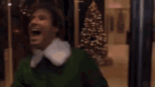 will ferrell excited christmas elf