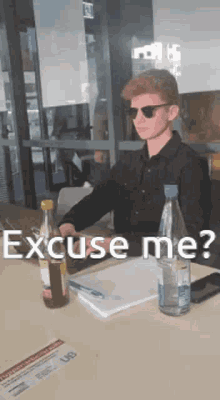 Excuse Me Chilling GIF - Excuse Me Chilling Shades On GIFs