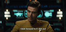 I Look Forward To It Kirk Out James T Kirk GIF - I Look Forward To It Kirk Out James T Kirk Star Trek Strange New Worlds GIFs