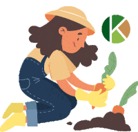 Kulttiva Domestic Farming Sticker - Kulttiva Domestic Farming Plantas Stickers