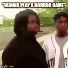 horror horror game game disappear meme