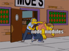 Node Modules The Simpsons GIF - Node Modules The Simpsons Bundle GIFs