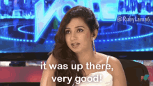 Up There Very Good GIF - Up There Very Good Shreya Ghoshal GIFs
