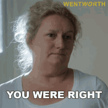 You Were Right Liz Birdsworth GIF - You Were Right Liz Birdsworth Wentworth GIFs
