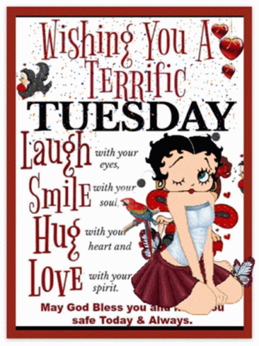 Working tuesday. Happy Tuesday