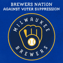 Brewers Nation Against Voter Suppression GIF - Brewers Nation Against Voter Suppression Milwaukee Brewers GIFs