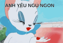 Anh Yeu Ngu Ngon GIF - Tom And Jerry Ngủngon Anh Yêu Chúc Anh Ngủngon GIFs