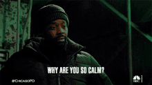 Why Are You So Calm Kevin Atwater GIF - Why Are You So Calm Kevin Atwater Chicago Pd GIFs