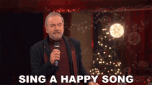 Sing A Happy Song Neil Diamond GIF - Sing A Happy Song Neil Diamond Christmas Medley Song GIFs