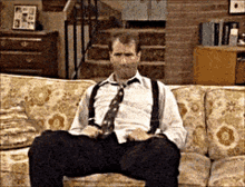 Al Bundy Sitting On Couch GIF - Al Bundy Sitting On Couch Married With Children GIFs