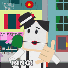 ring ring french canadian mime south park its christmas in canada s7e15