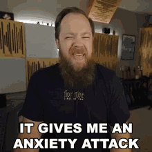 It Gives Me And Anxiety Attack Riffs Beards Gear GIF - It Gives Me And Anxiety Attack Riffs Beards Gear Fluff GIFs