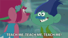 Teach Me Poppy GIF - Teach Me Poppy Branch GIFs