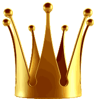 Crown Gold Sticker - Crown Gold Shiny Stickers