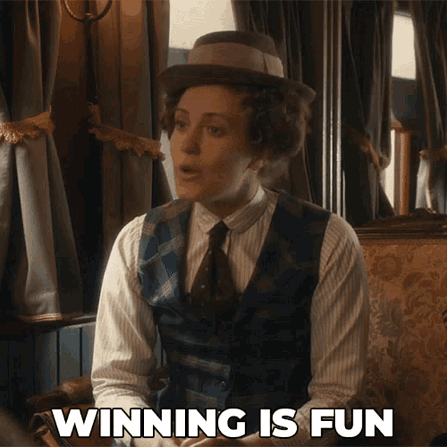 Winning Is Fun Louise Cherry GIF - Winning Is Fun Louise Cherry Murdoch Mysteries GIFs