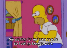 Homer Waiting GIF - Homer Waiting Rona GIFs