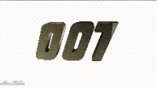 007 james bond 3d animation