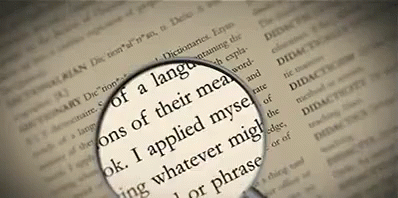 Definition GIF - Dictionary Magnifying Glass Words - Descubre &amp; Comparte  GIFs