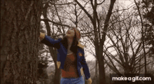 Funky Forest Tree GIF - Funky Forest Tree Hug GIFs