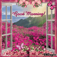Good Morning Flower GIF - Good Morning Flower Butterfly GIFs