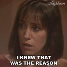 I Knew That Was The Reason Neighbours GIF - I Knew That Was The Reason Neighbours I Knew It GIFs