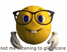 Glitchcore Nerd Emoji GIF - Glitchcore Nerd Emoji GIFs