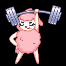 Sheep Strong GIF - Sheep Strong Working Out GIFs