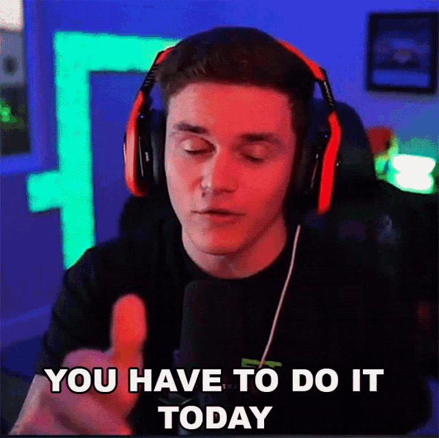 You Have To Do It Today Russdaddy GIF - You Have To Do It Today Russdaddy You Have To Do It Now GIFs