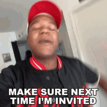make sure next im invited kyle massey cameo invite me next time ask me to come