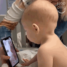 Video Call Happily GIF - Video Call Happily Babies Having A Video Call GIFs