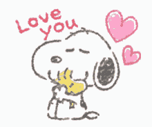 Love You Snoopy GIF - Love You Snoopy GIFs