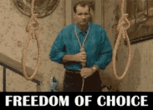 Hangmans Knot Noose GIF - Hangmans Knot Noose Freedom Of Choice GIFs