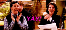 tv shows yay will and grace excited happy