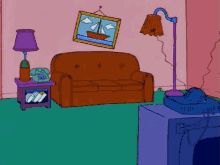 The Couch Is Too Far - The Simpsons GIF - The Simpsons Couch Gag Homer GIFs