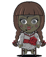 Annabelle The Conjuring Sticker - Annabelle The Conjuring Eerie Stickers