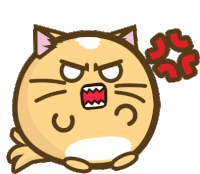 Angry Cat Sticker - Angry Cat Annoyed Stickers