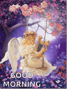 Good Morning Angels GIF - Good Morning Angels Flowers GIFs