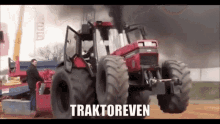 traktoreven traktorkimy big wheels smoke tractor