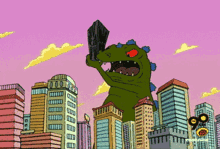 Angry Monster Destroying City GIF - Angry Monster Destroying City Stop It GIFs