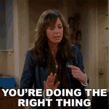 Youre Doing The Right Thing Allison Janney GIF - Youre Doing The Right Thing Allison Janney Bonnie GIFs