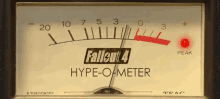 fallout hype o meter hype video game game