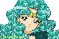 Sailor Neptune Hero Sticker - Sailor Neptune Hero Girl Stickers