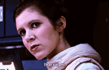 Star Wars Princess Leia GIF - Star Wars Princess Leia Thats Right GIFs