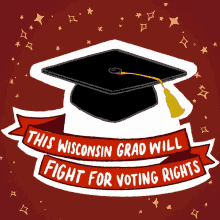 This Wisconsin Grad Will Fight For Voting Rights 2021 GIF - This Wisconsin Grad Will Fight For Voting Rights 2021 Graduation GIFs
