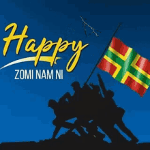 Cicin Flag GIF - Cicin Flag Happy Zomi Nam Ni GIFs