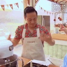 Feeling Myself Vincent GIF - Feeling Myself Vincent The Great Canadian Baking Show GIFs