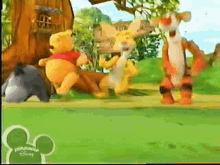 The Book Of Pooh Running Away GIF - The Book Of Pooh Running Away Bees GIFs
