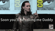 the avengers marvel tom hiddleston loki soon youll be calling me daddy